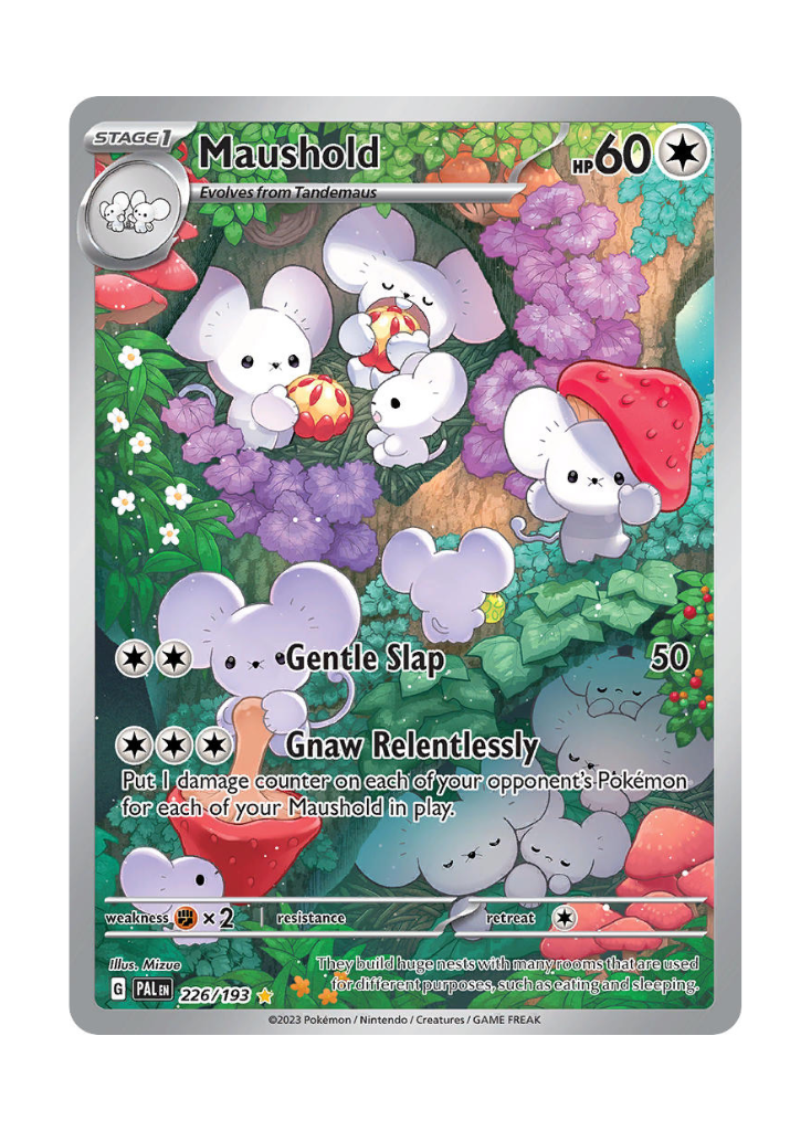 Paldea Evolved: Maushold Illustration Rare - 226/193