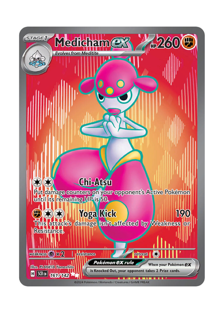 Stellar Crown: Medicham ex Full Art - 161/142