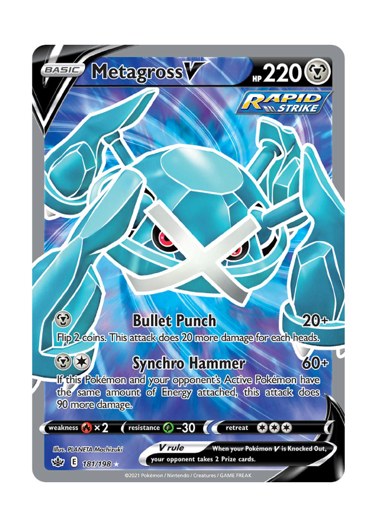 Chilling Reign: Metagross V Full Art - 181/198