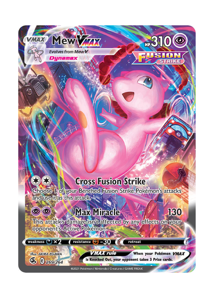 Fusion Strike: Mew VMAX Alternate Art Secret Rare - 269/264