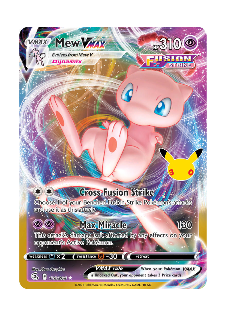 30th Celebration: Mew VMAX Classic Collection - 114/264