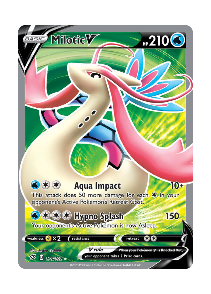 Rebel Clash: Milotic V Full Art - 179/192