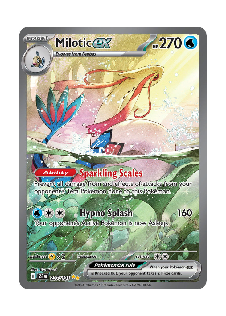 Surging Sparks: Milotic ex Special Illustration Rare - 237/191