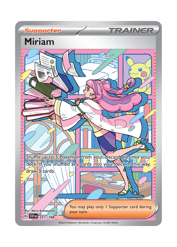 Scarlet & Violet: Miriam Special Illustration Rare - 251/198