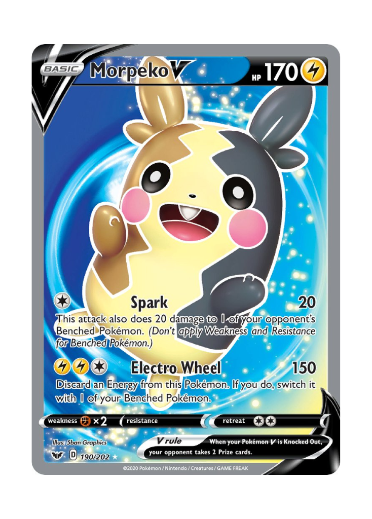 Sword & Shield: Morpeko V Full Art - 190/202