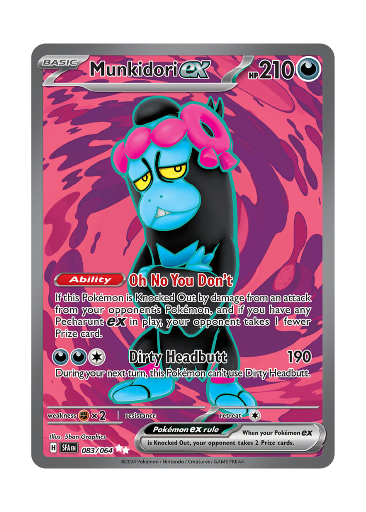 Shrouded Fable: Munkidori ex Full Art - 083/064