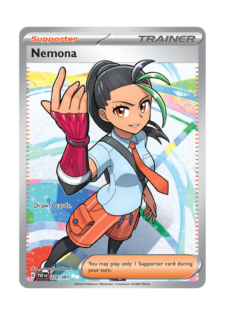 Paldean Fates: Nemona Full Art - 229/091