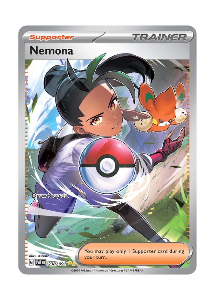 Paldean Fates: Nemona Special Illustration Rare - 238/091