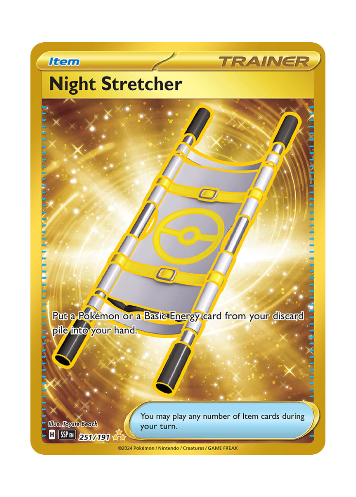 Surging Sparks: Night Stretcher Hyper Rare - 251/191  ATP Gaming LLC