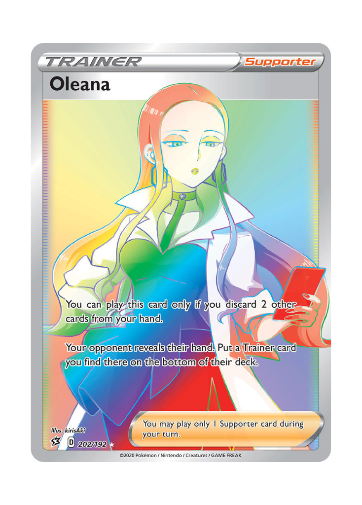Rebel Clash: Oleana Rainbow Rare - 202/192