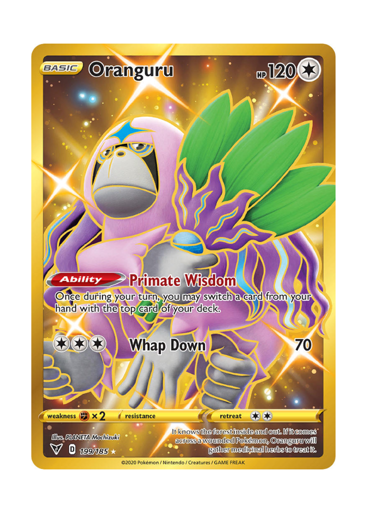 Vivid Voltage: Oranguru Secret Rare - 199/185