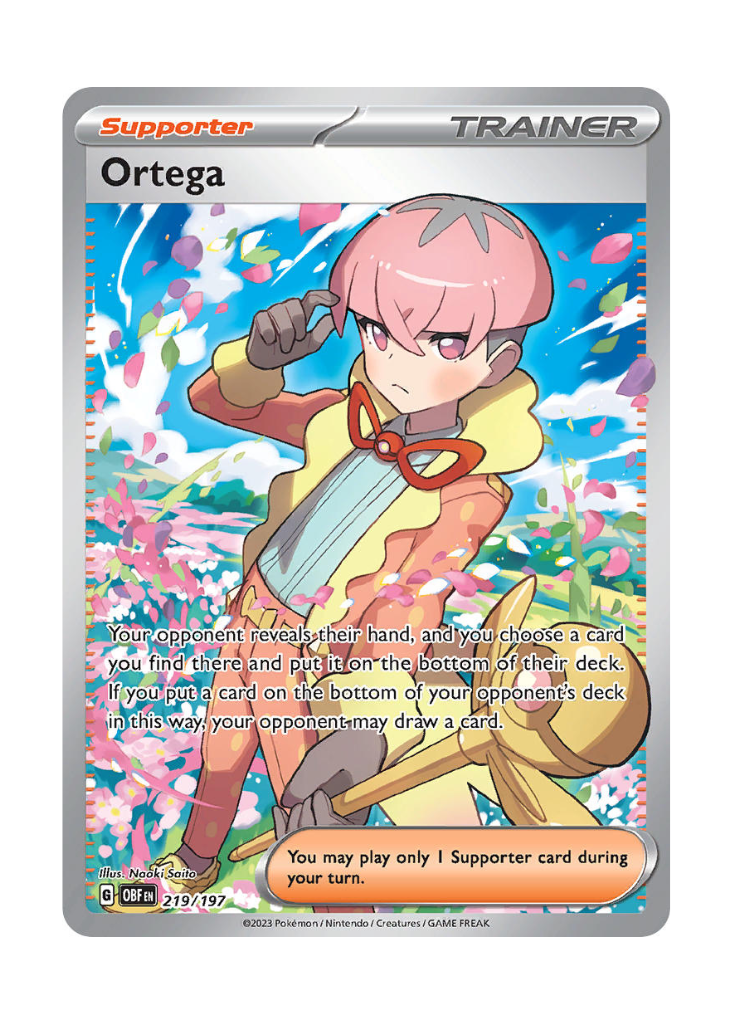 Obsidian Flames: Ortega Full Art - 219/197