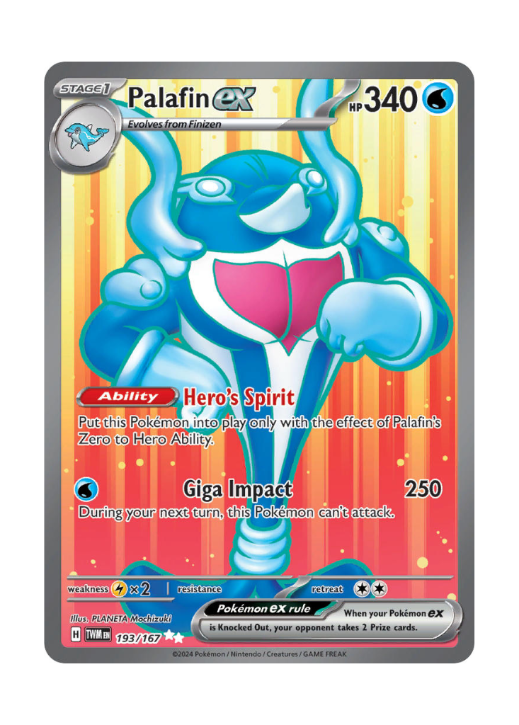Twilight Masquerade: Palafin ex Full Art - 193/167