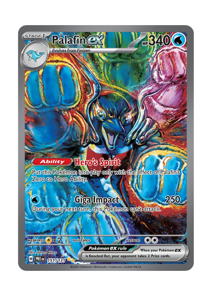 Prismatic Evolutions: Palafin ex Special Illustration Rare - 151/131