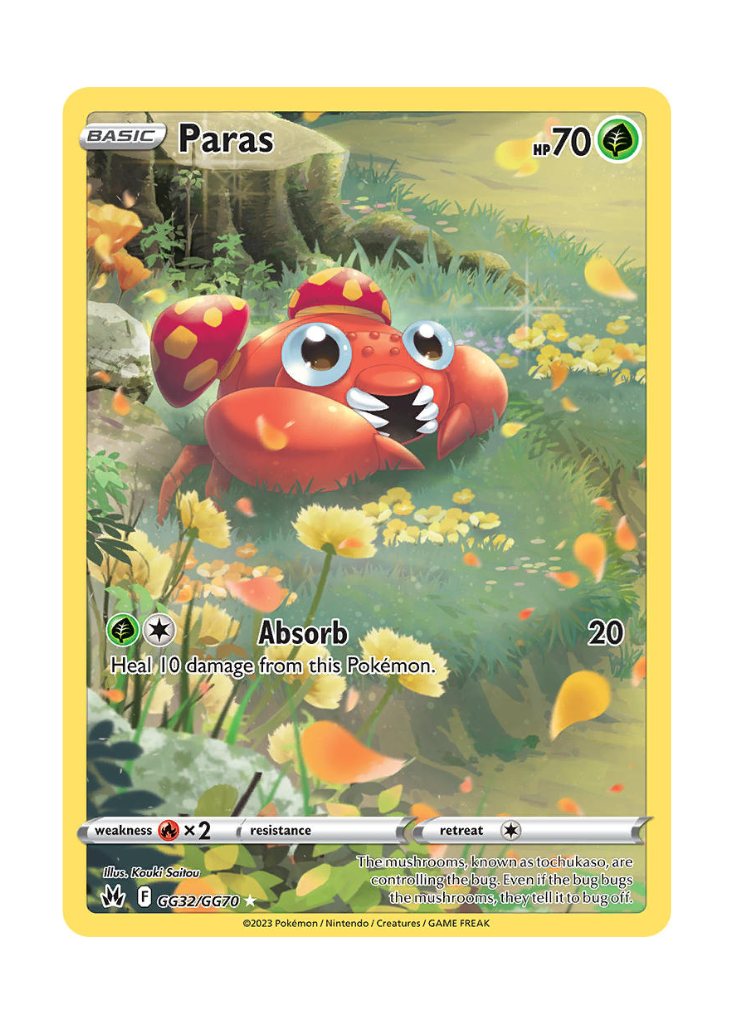 Crown Zenith: Paras Galarian Gallery - GG32/GG70