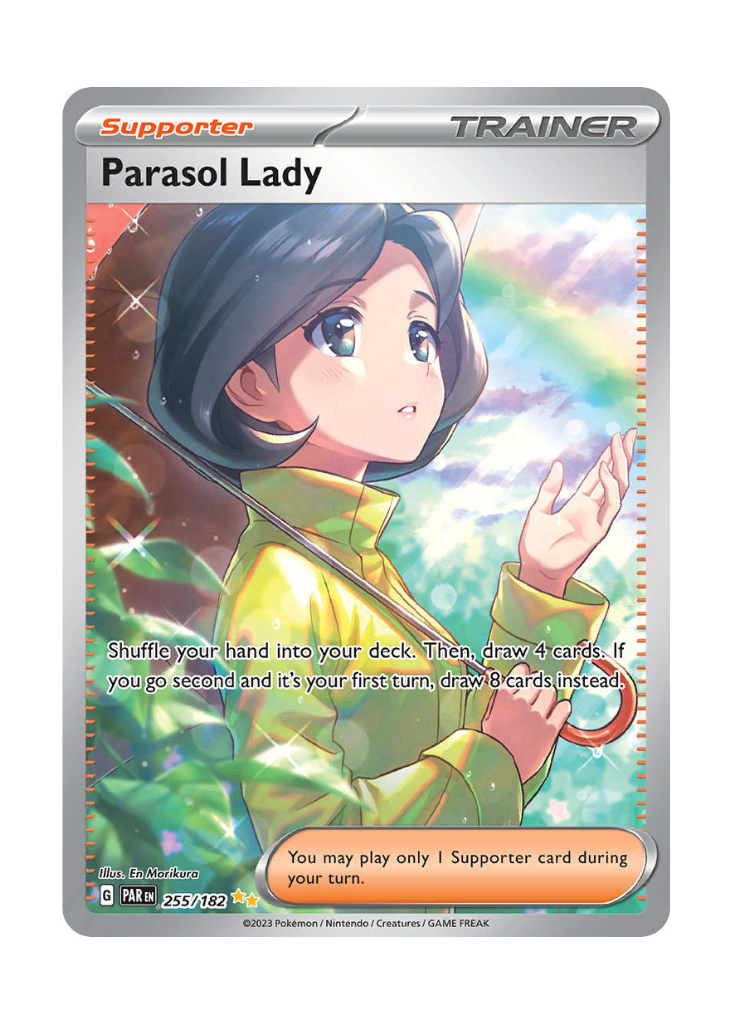 Paradox Rift: Parasol Lady Special Illustration Rare - 255/182 ATP Gaming LLC Paradox Rift: Parasol Lady Special Illustration Rare - 255/182 ATP Gaming LLC