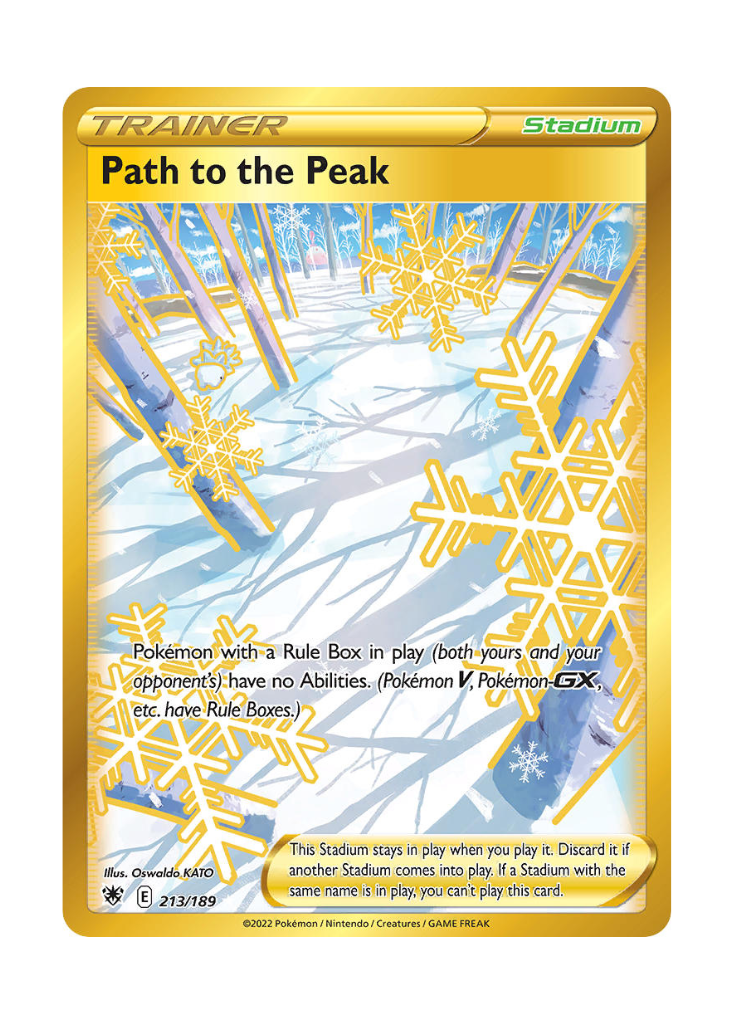 Astral Radiance: Path to the Peak Secret Rare - 213/189 ATP Gaming LLC Astral Radiance: Path to the Peak Secret Rare - 213/189 ATP Gaming LLC