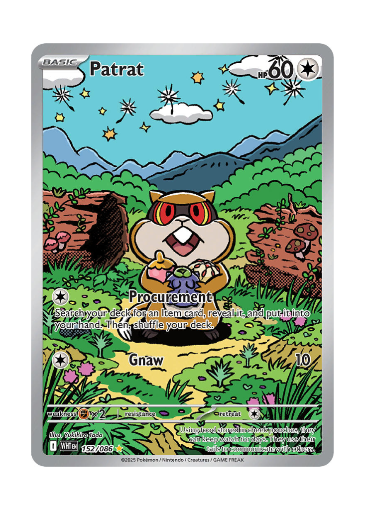white flare rare cards White Flare: Patrat Illustration Rare