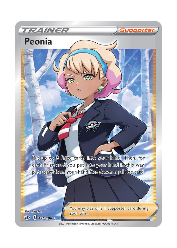 Chilling Reign: Peonia Full Art - 196/198