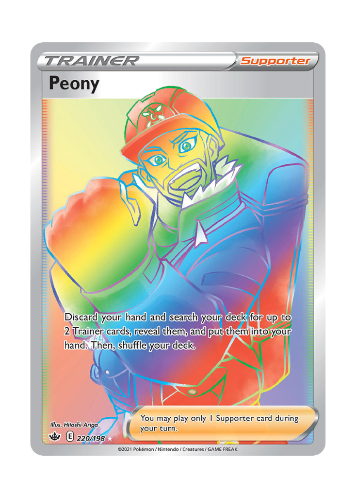 Chilling Reign: Peony Rainbow Rare - 220/198