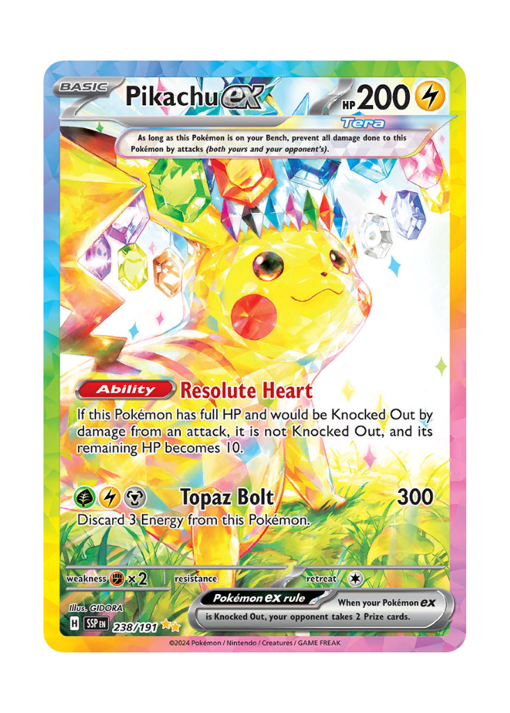 Surging Sparks: Pikachu ex Special Illustration Rare - 238/191