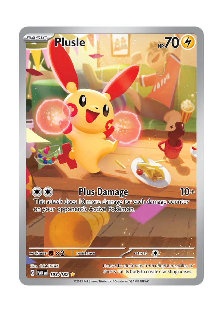 Paradox Rift: Plusle Illustration Rare - 193/182