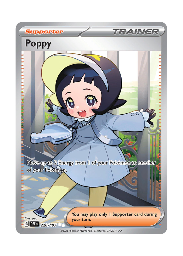 Obsidian Flames: Poppy Full Art - 220/197
