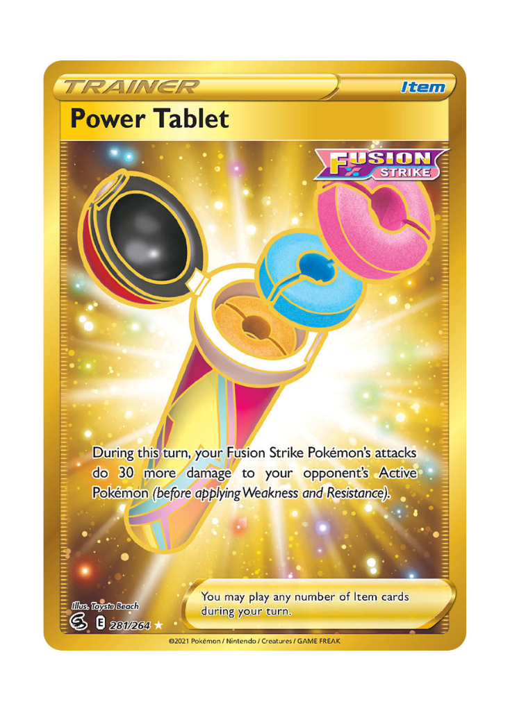 Fusion Strike: Power Tablet Secret Rare - 281/264