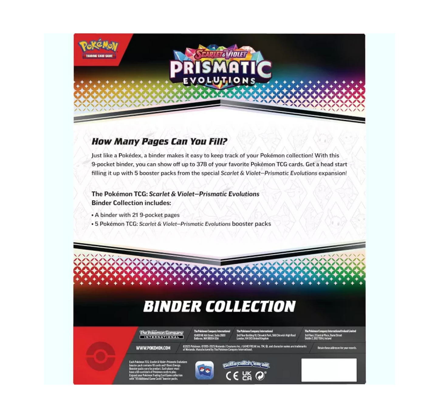 Prismatic Evolutions - Binder Collection