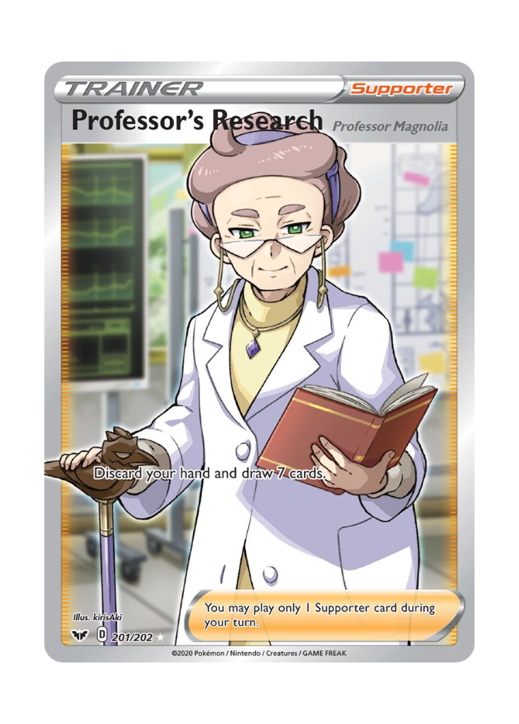 Sword & Shield: Professor's Research (Professor Magnolia) Full Art - 201/202