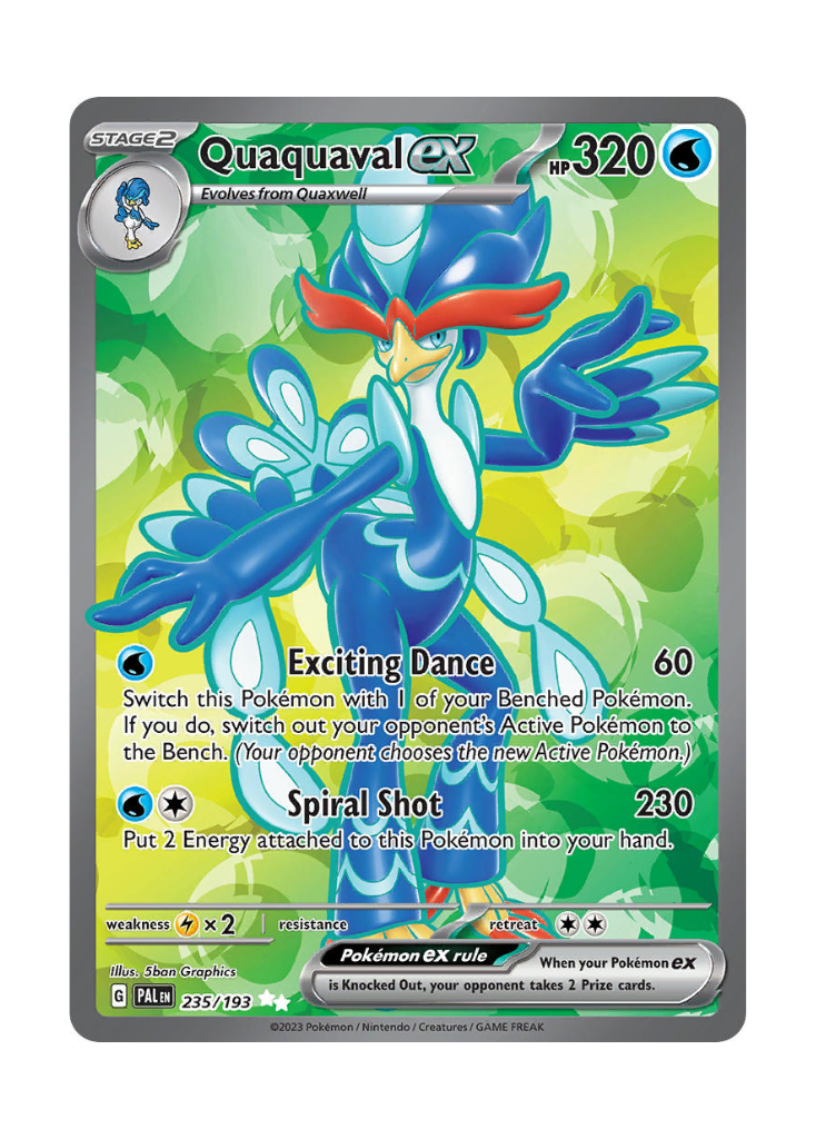 Paldea Evolved: Quaquaval ex Full Art - 235/193