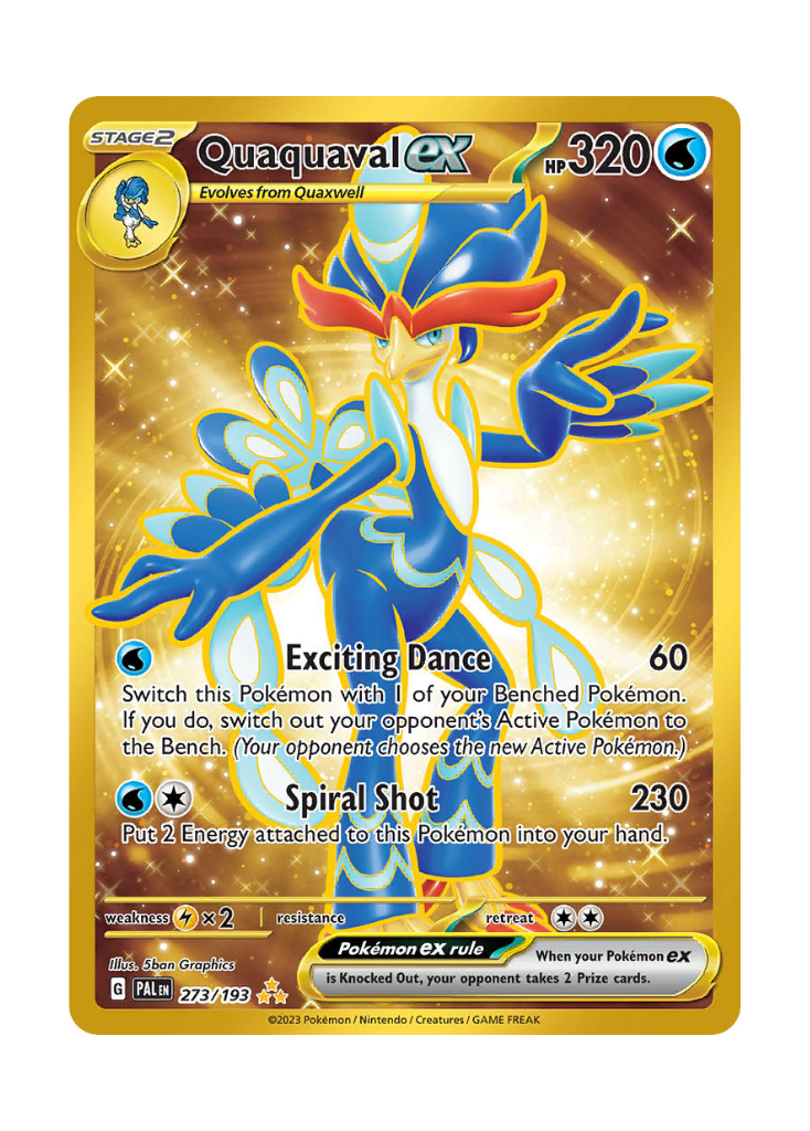 Paldea Evolved: Quaquaval ex Hyper Rare - 273/193