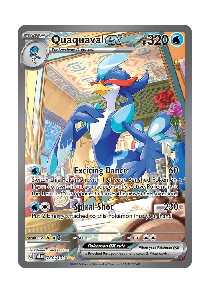 Paldea Evolved: Quaquaval ex Special Illustration Rare - 260/193
