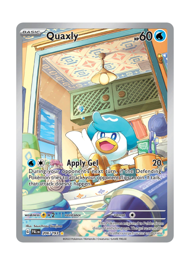 Paldea Evolved: Quaxly Illustration Rare - 206/193