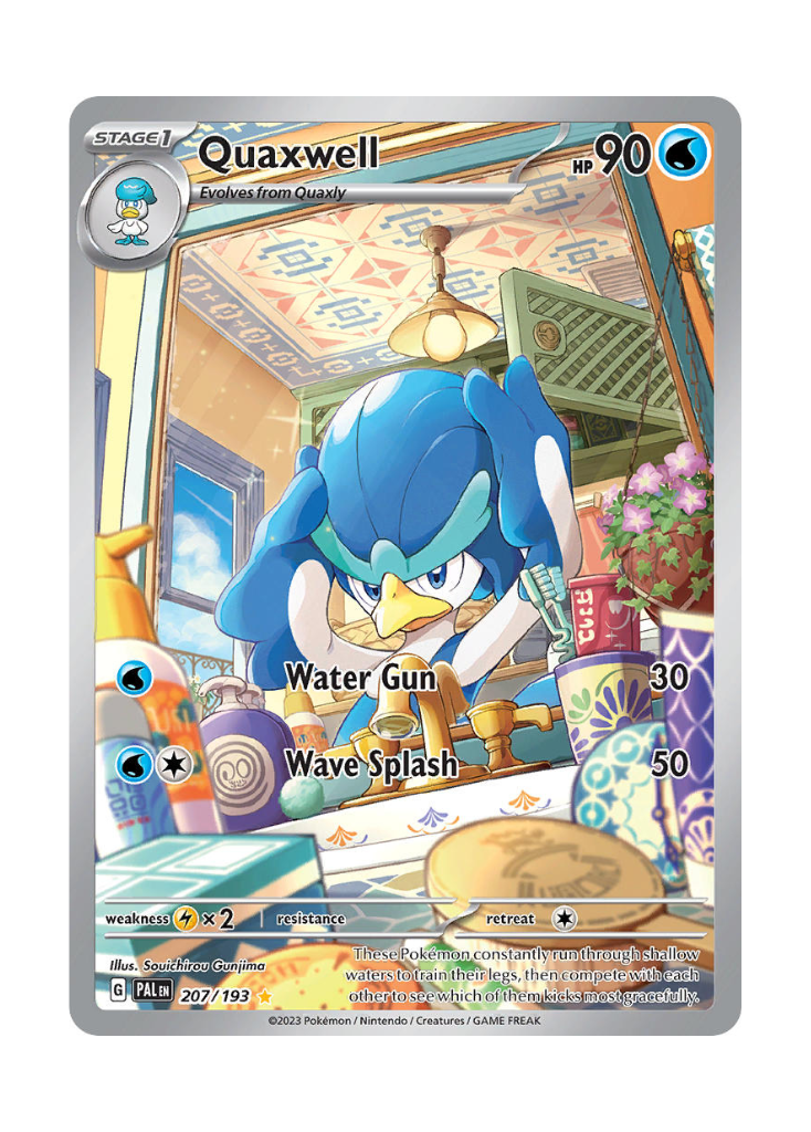 Paldea Evolved: Quaxwell Illustration Rare - 207/193