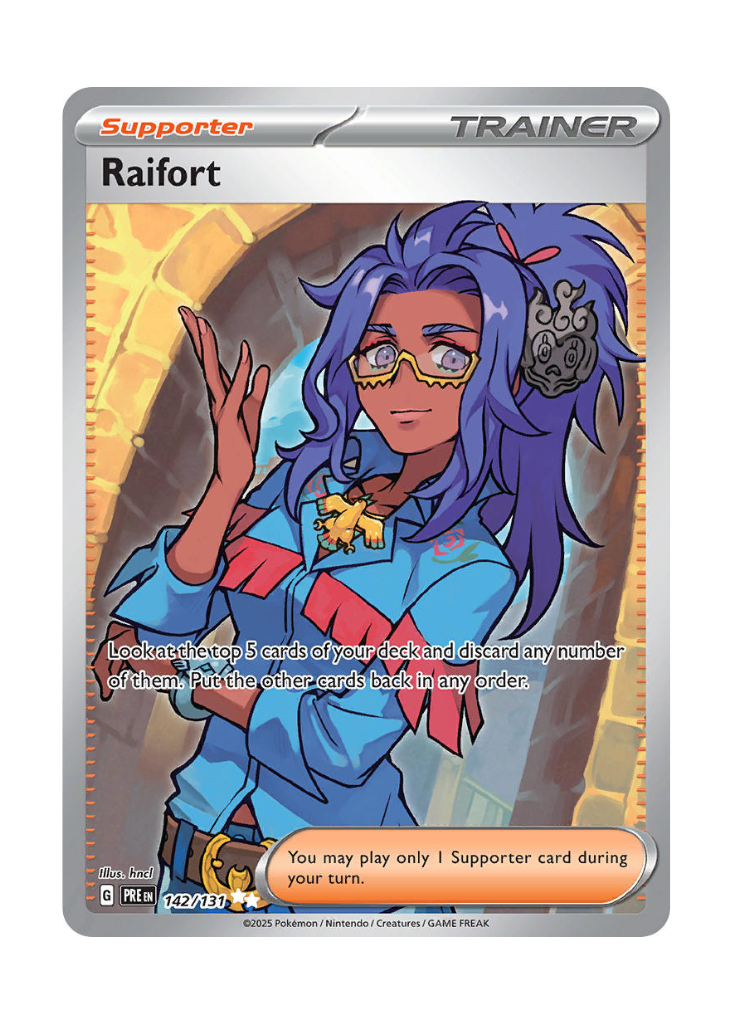 Prismatic Evolutions: Raifort Full Art - 142/131