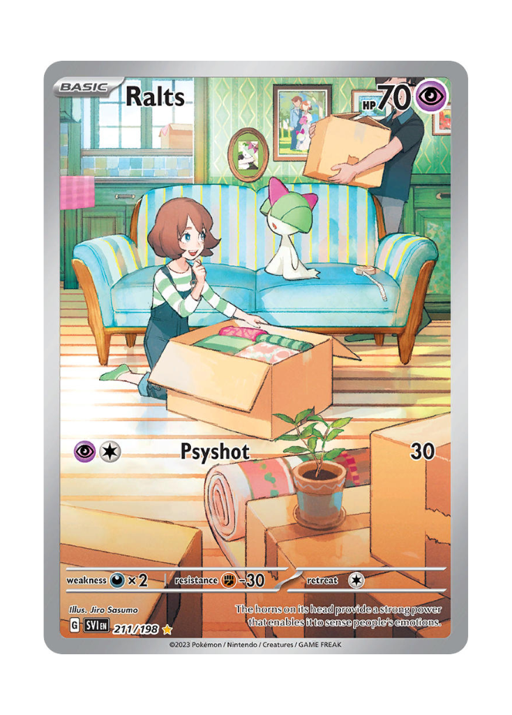 Scarlet & Violet: Ralts Illustration Rare - 211/198