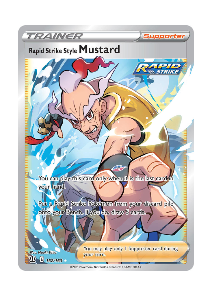 Battle Styles: Rapid Strike Style Mustard Full Art - 162/163
