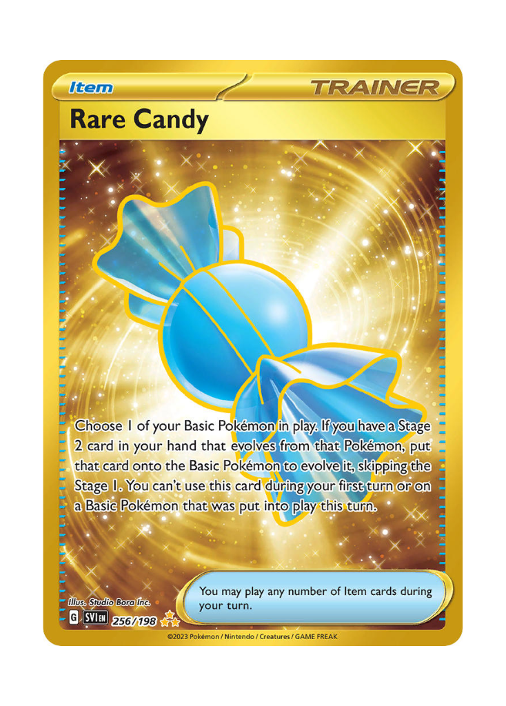 Scarlet & Violet: Rare Candy Hyper Rare - 256/198