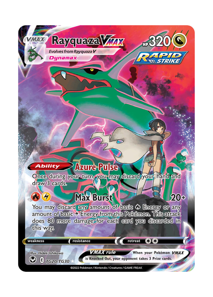 Silver Tempest: Rayquaza VMAX Trainer Gallery - TG20/TG30