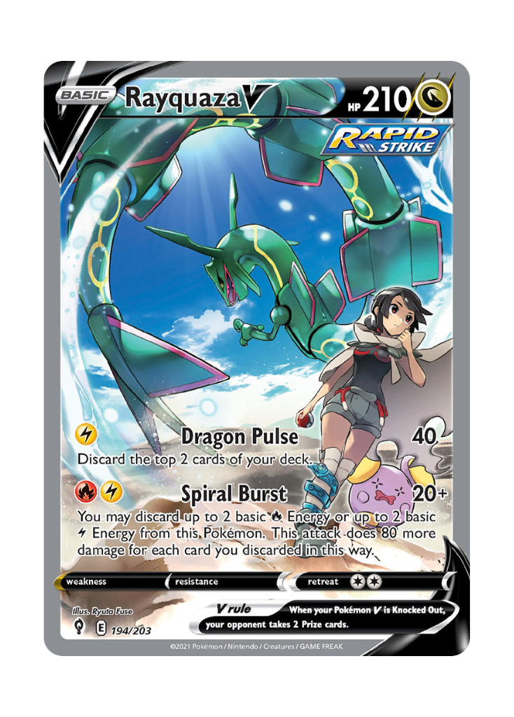 Evolving Skies: Rayquaza V Alternate Full Art - 194/203