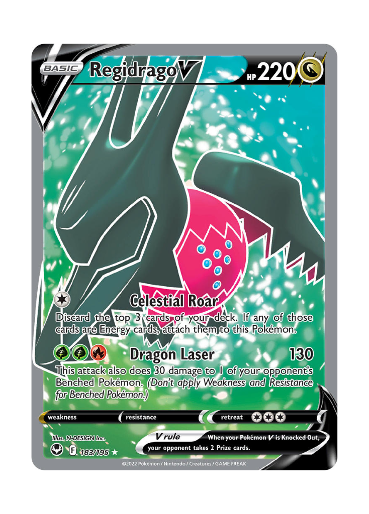 Silver Tempest: Regidrago V Full Art - 183/195