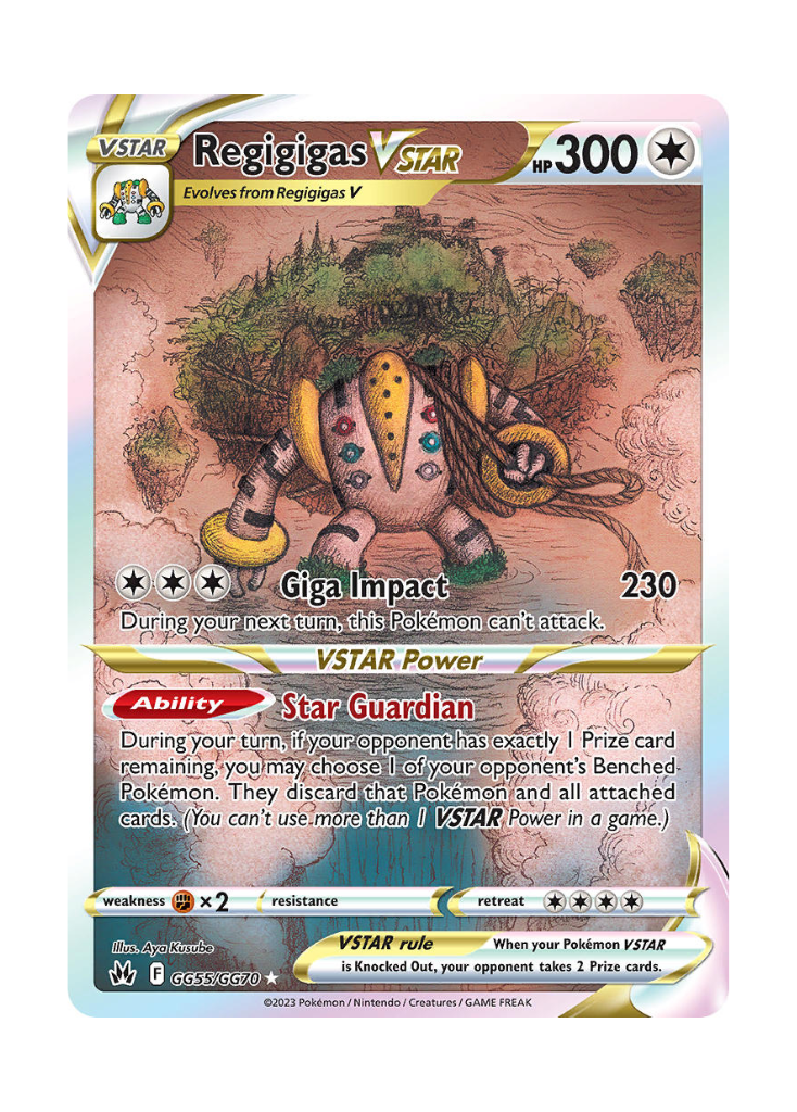 Crown Zenith: Regigigas VSTAR Galarian Gallery - GG55/GG70