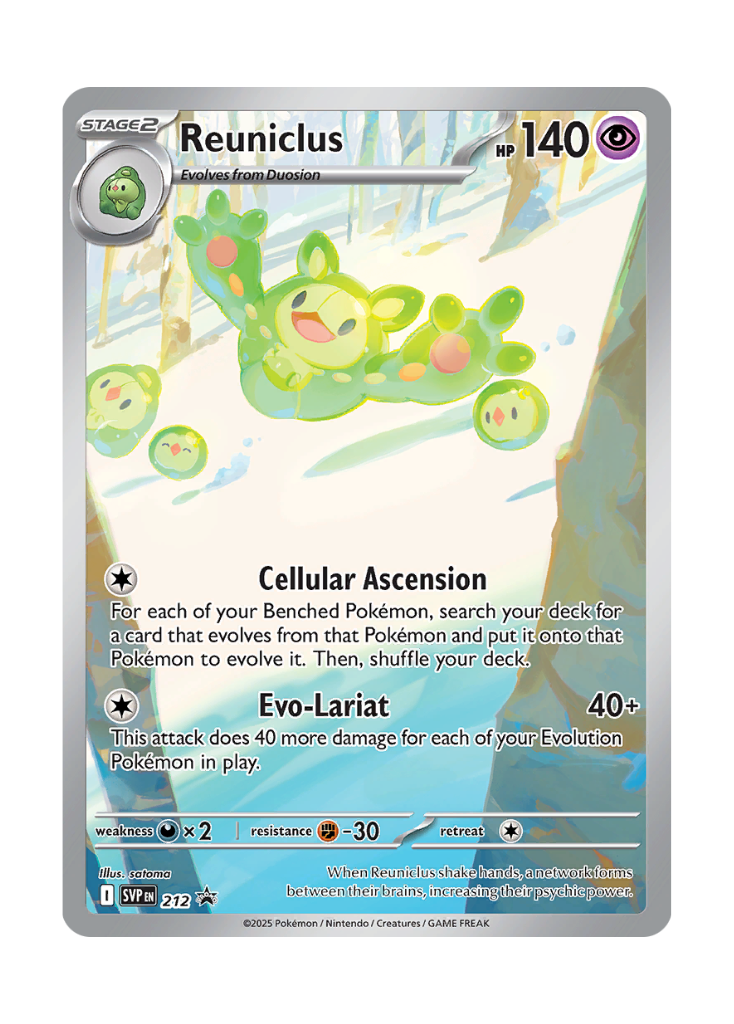 Scarlet & Violet Promos: Reuniclus - 212