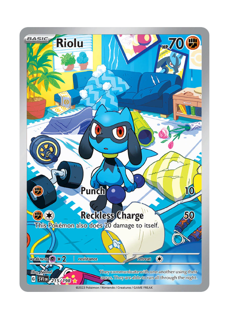 Scarlet & Violet: Riolu Illustration Rare - 215/198