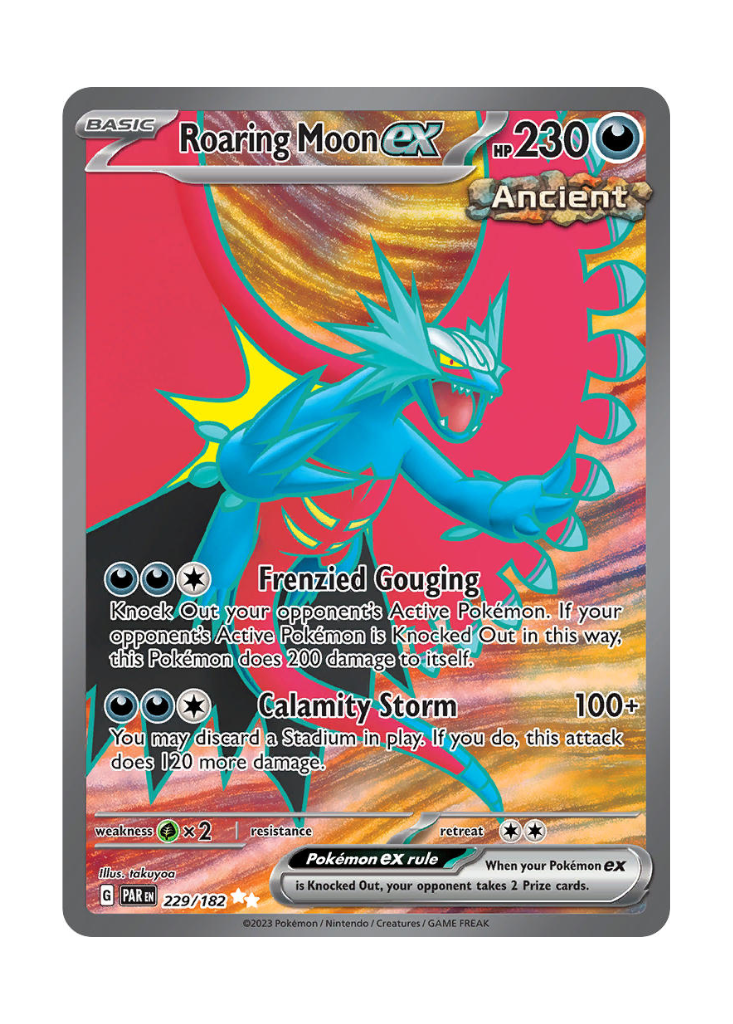 Paradox Rift: Roaring Moon ex Full Art - 229/182