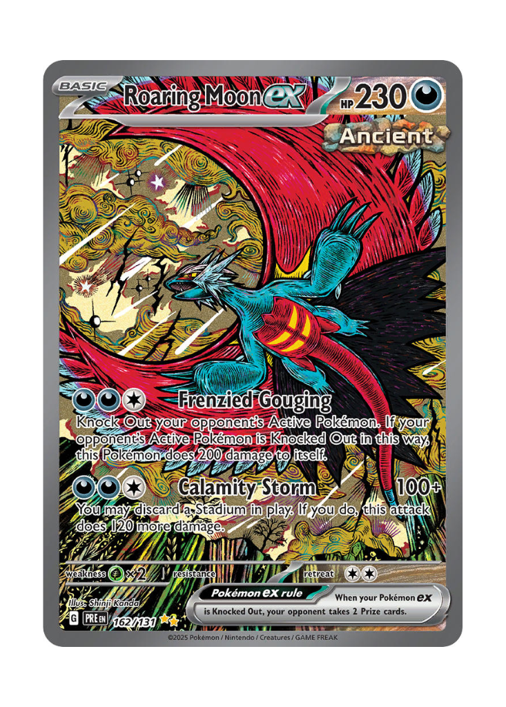 Prismatic Evolutions: Roaring Moon ex Special Illustration Rare - 162/131