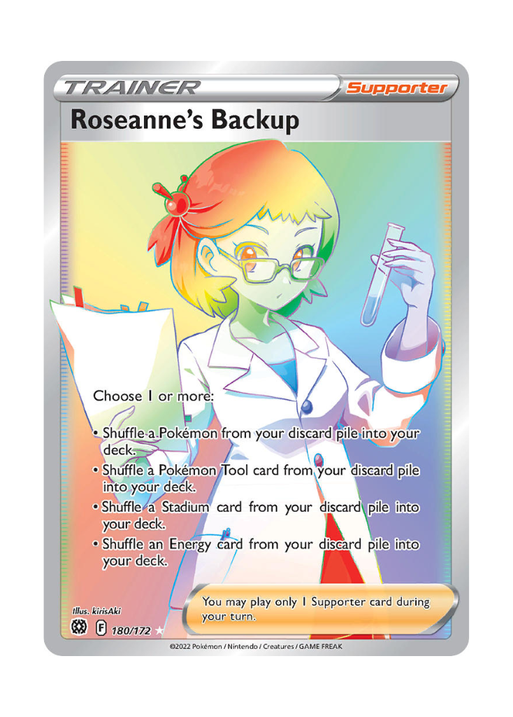 Brilliant Stars: Roseanne's Backup Rainbow Rare - 180/172