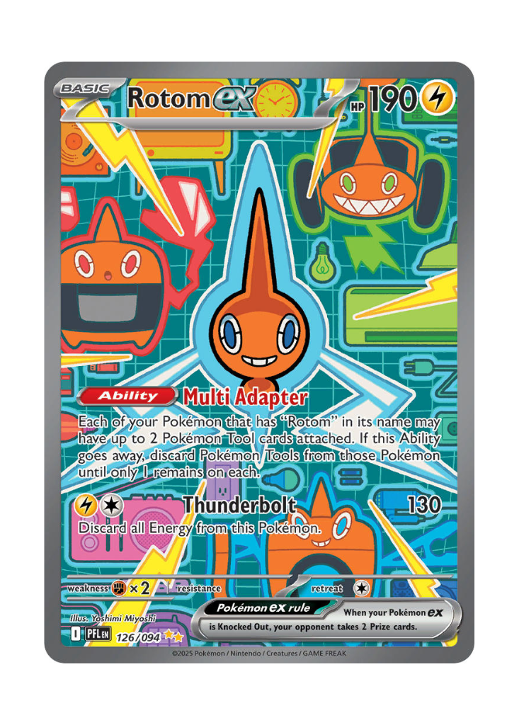 Phantasmal Flames: Rotom ex Special Illustration Rare - 126/094