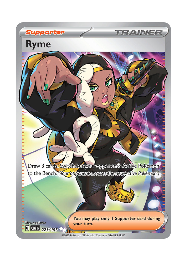 Obsidian Flames: Ryme Full Art - 221/197